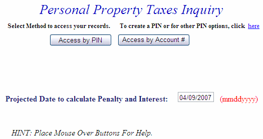 Search options example